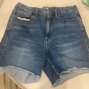 Good American Jean Bermuda Shorts